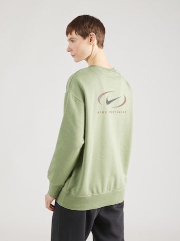 Sweat-shirt 'Swoosh' Nike Sportswear en vert