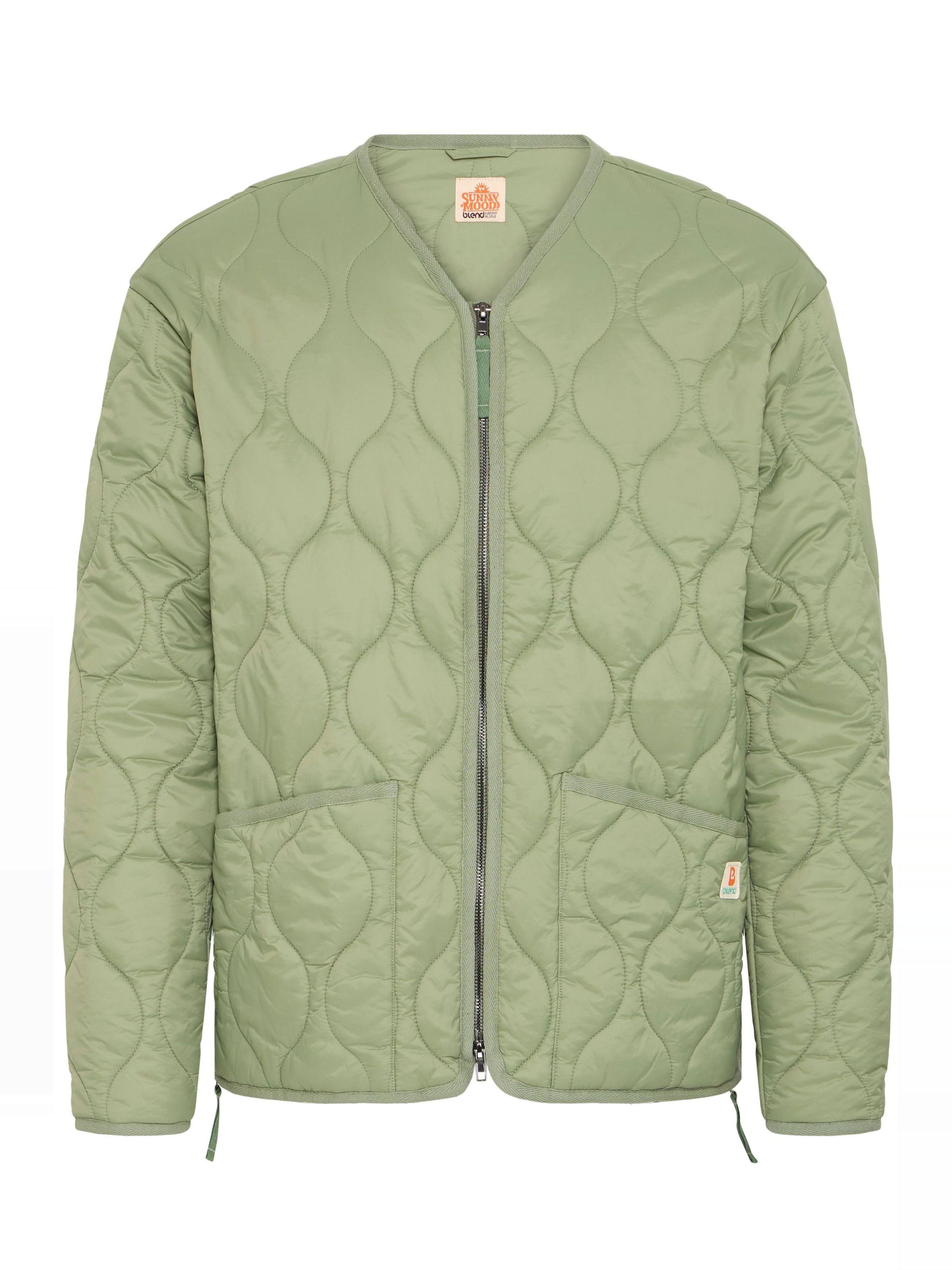 BLEND - Casaco meia-estação ' BHSun ' em verde: frente