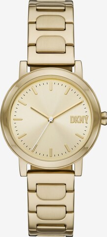 DKNY Analoguhr in Gold: predná strana