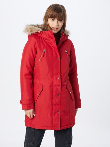 VERO MODA Parka 'TRACK' in Rot: predná strana