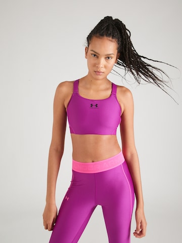 UNDER ARMOUR Bustier Sports-BH i lilla: forside
