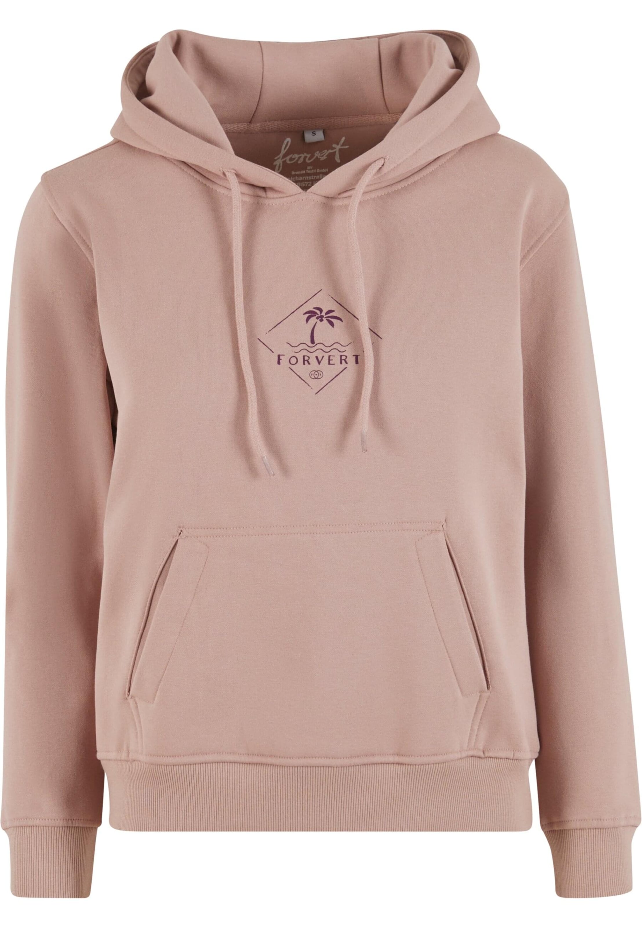 Sweat-shirt 'Santa Rosa' Forvert en rose : devant