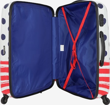 American Tourister Trolley in Wit