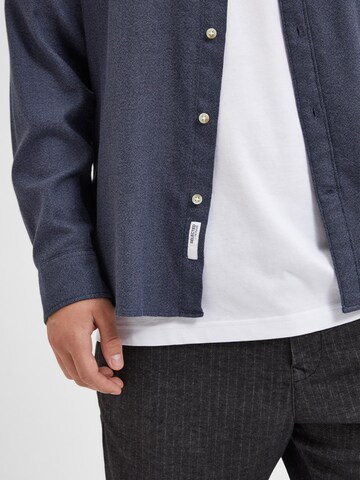 SELECTED HOMME Regular fit Button Up Shirt 'Robin' in Blue