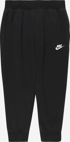 Nike Sportswear Ozke Hlače | črna barva: sprednja stran