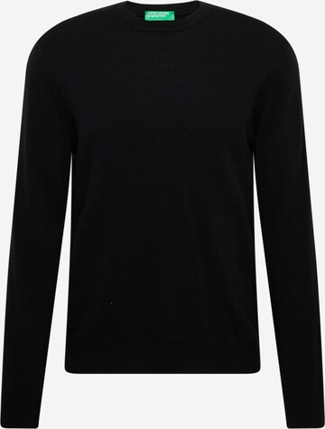 UNITED COLORS OF BENETTON Regular fit Sweater in Black: front