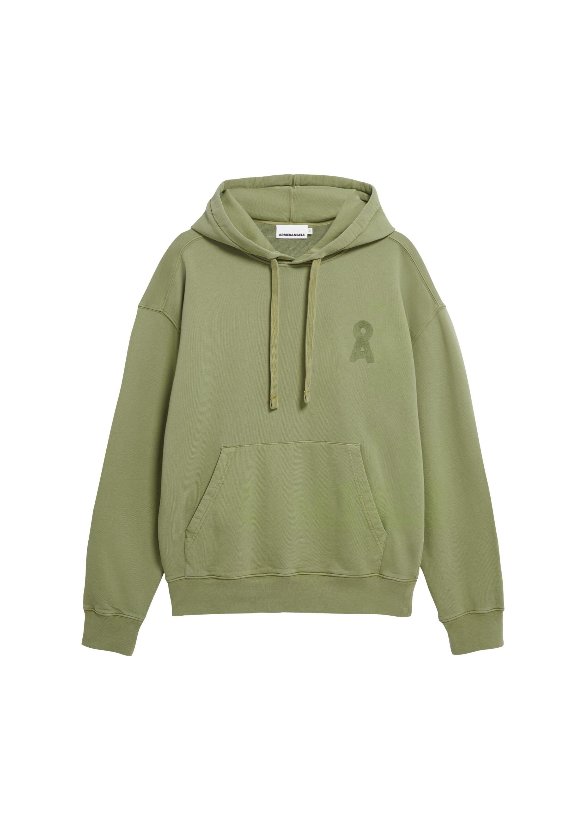 ARMEDANGELS Sweatshirt in Green: front