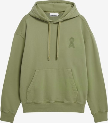 Sweat-shirt ARMEDANGELS en vert : devant