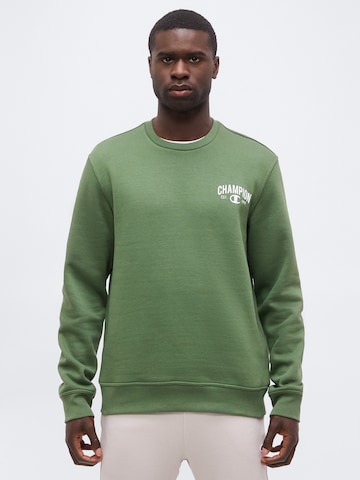 Champion - Sudadera en verde: frente