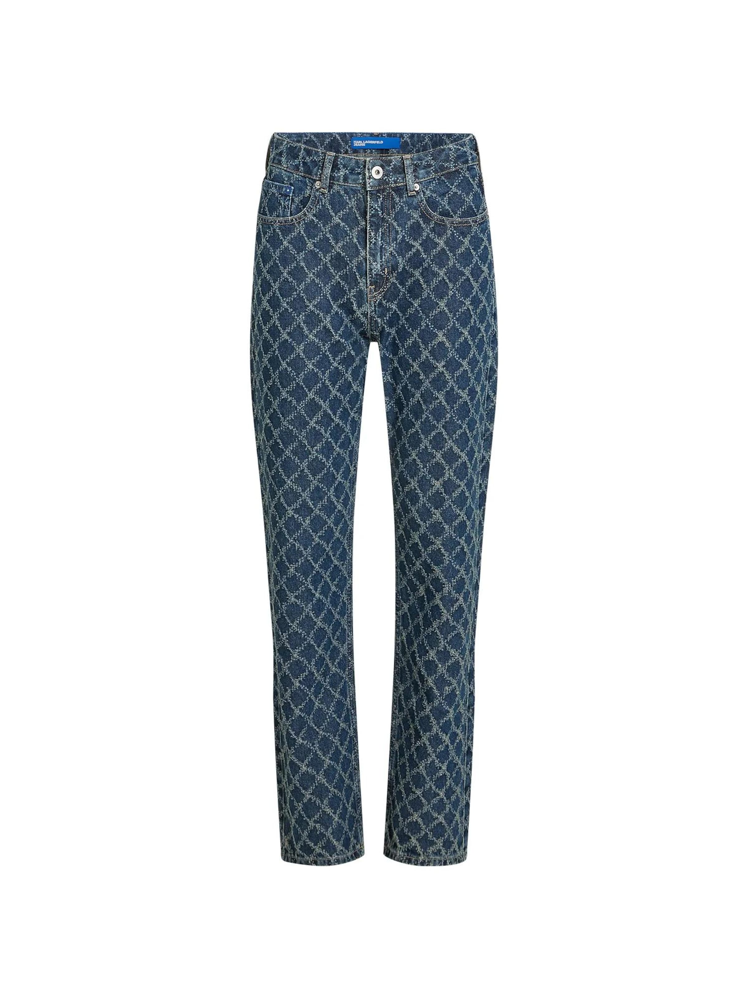 KARL LAGERFELD JEANS Regularen Kavbojke | modra barva: sprednja stran