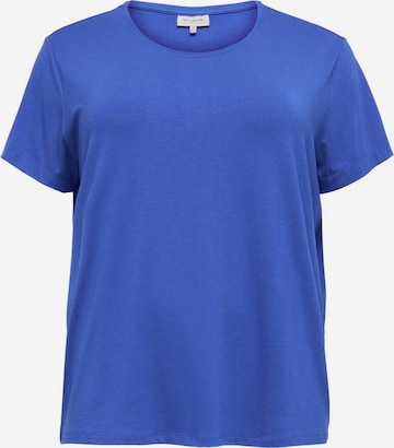 T-shirt ONLY Carmakoma en bleu : devant