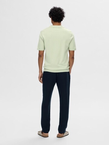 SELECTED HOMME Poloshirt 'TELLER' in Grün