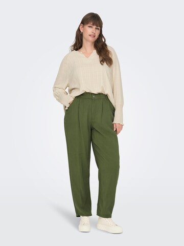 ONLY Carmakoma Slimfit Broek 'Aro' in Groen