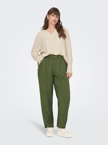 ONLY Carmakoma Slim fit Pants 'Aro' in Green