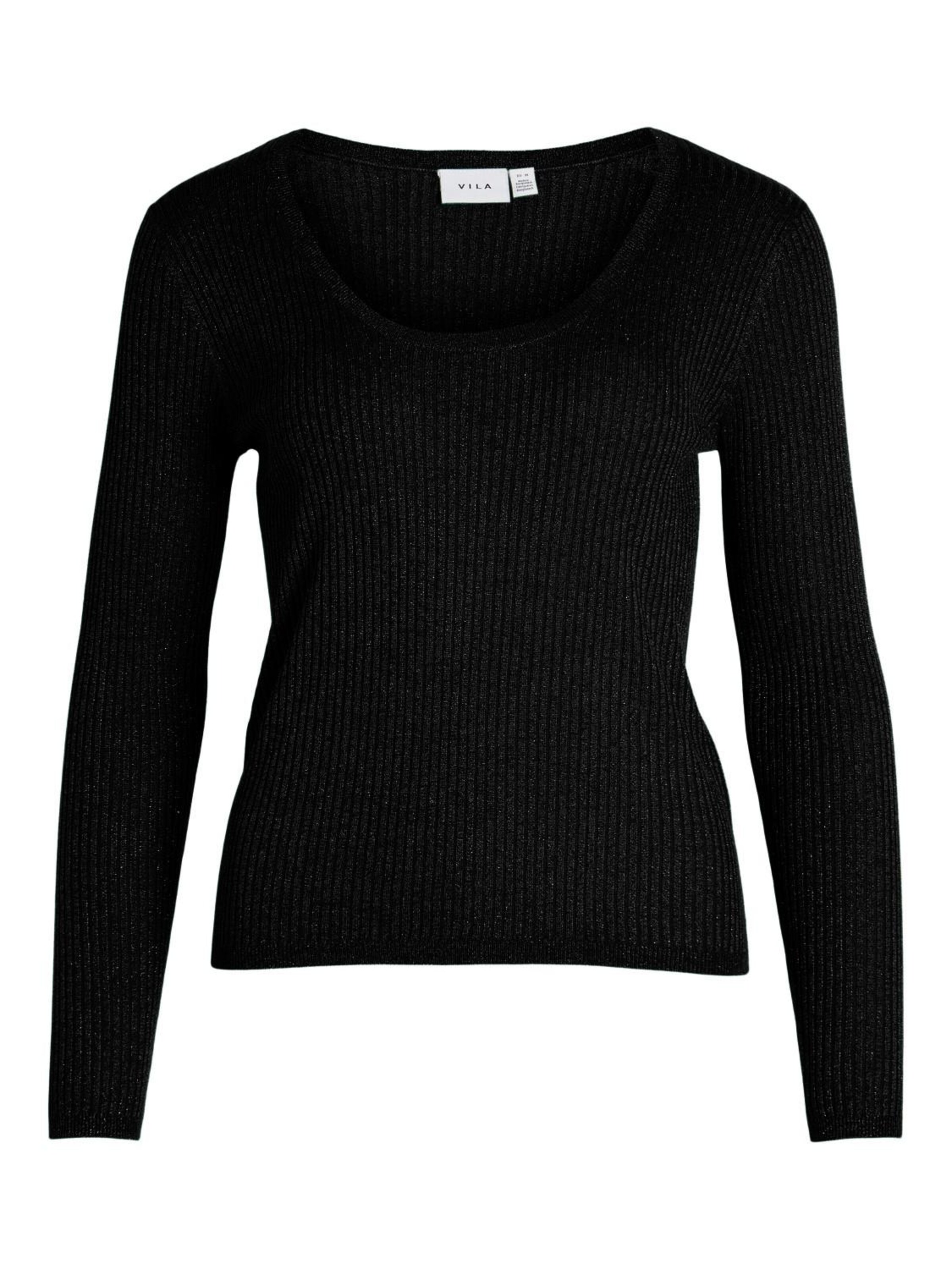 Pullover 'ANTA' di VILA in nero: frontale