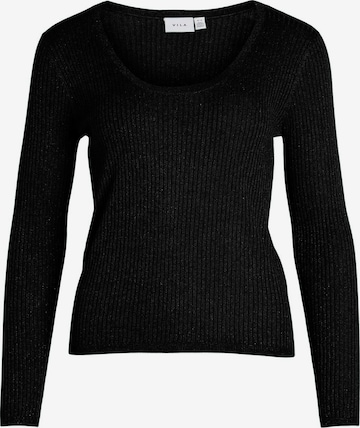 VILA Sweater 'ANTA' in Black: front