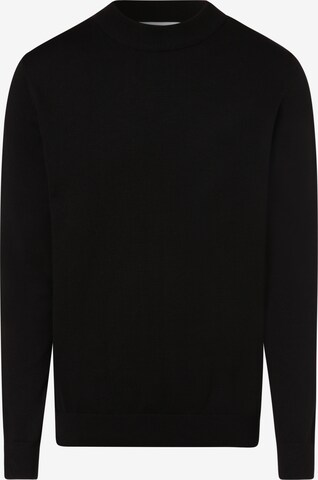 Pull-over SELECTED en noir : devant