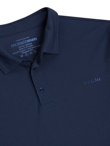 Mr Main Man Shirt 'Piqué Polo Shirt – Navy' in Blue
