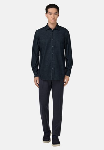 Boggi Milano Regular fit Overhemd in Blauw