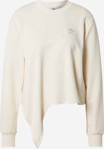 ADIDAS ORIGINALS Sweatshirt in White: front