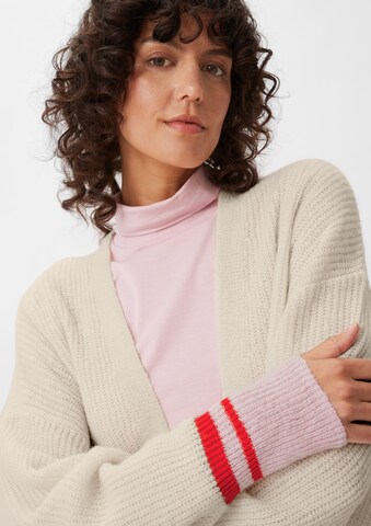 comma casual identity Knit cardigan in Beige