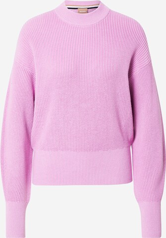 BOSS Black Пуловер 'Farelys' в розово: отпред