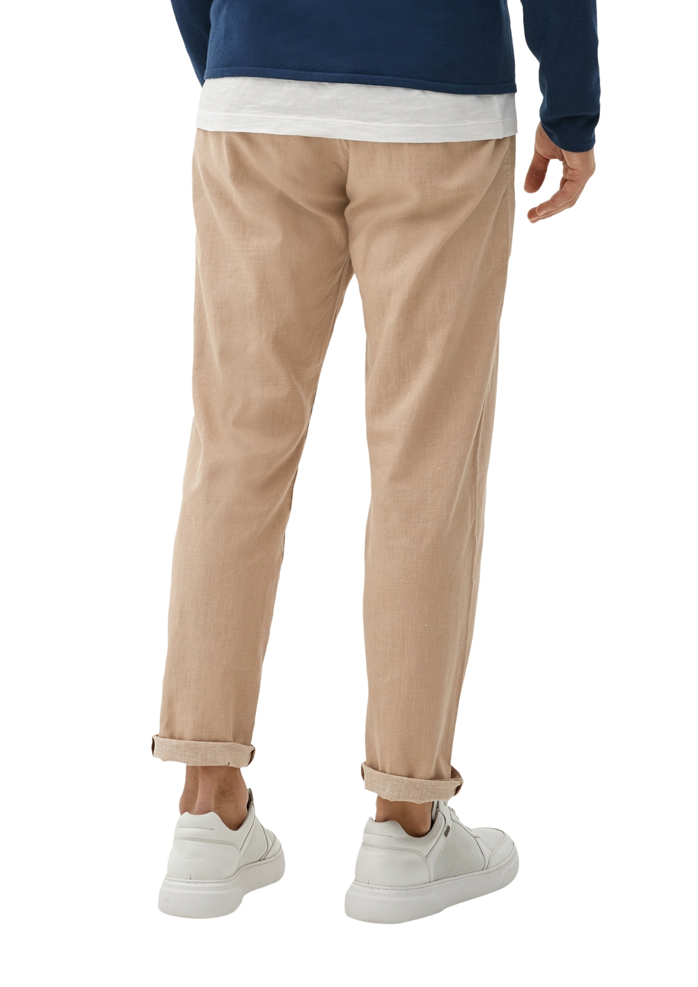 s.Oliver Tapered Trousers 'Detroit' in Beige