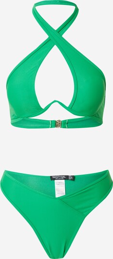 Costum de baie două piese Nasty Gal pe verde, Vizualizare produs