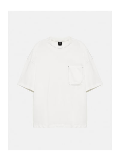 Pull&Bear T-Shirt in XS in weiß, Produktansicht