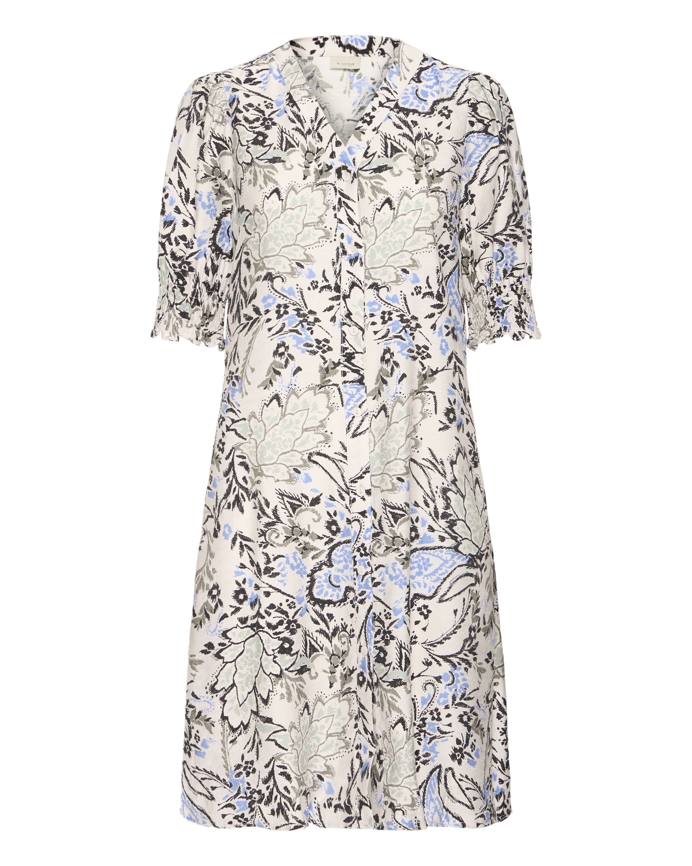 Fransa Jurk 'Frariana Dr 18' in Grijs: voorkant