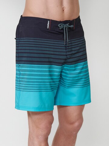 KOROSHI Swimming shorts in Green: front