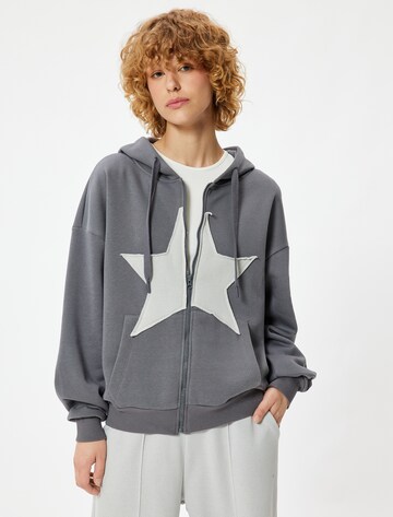 Koton Sweatshirt in Grau: Vorderseite