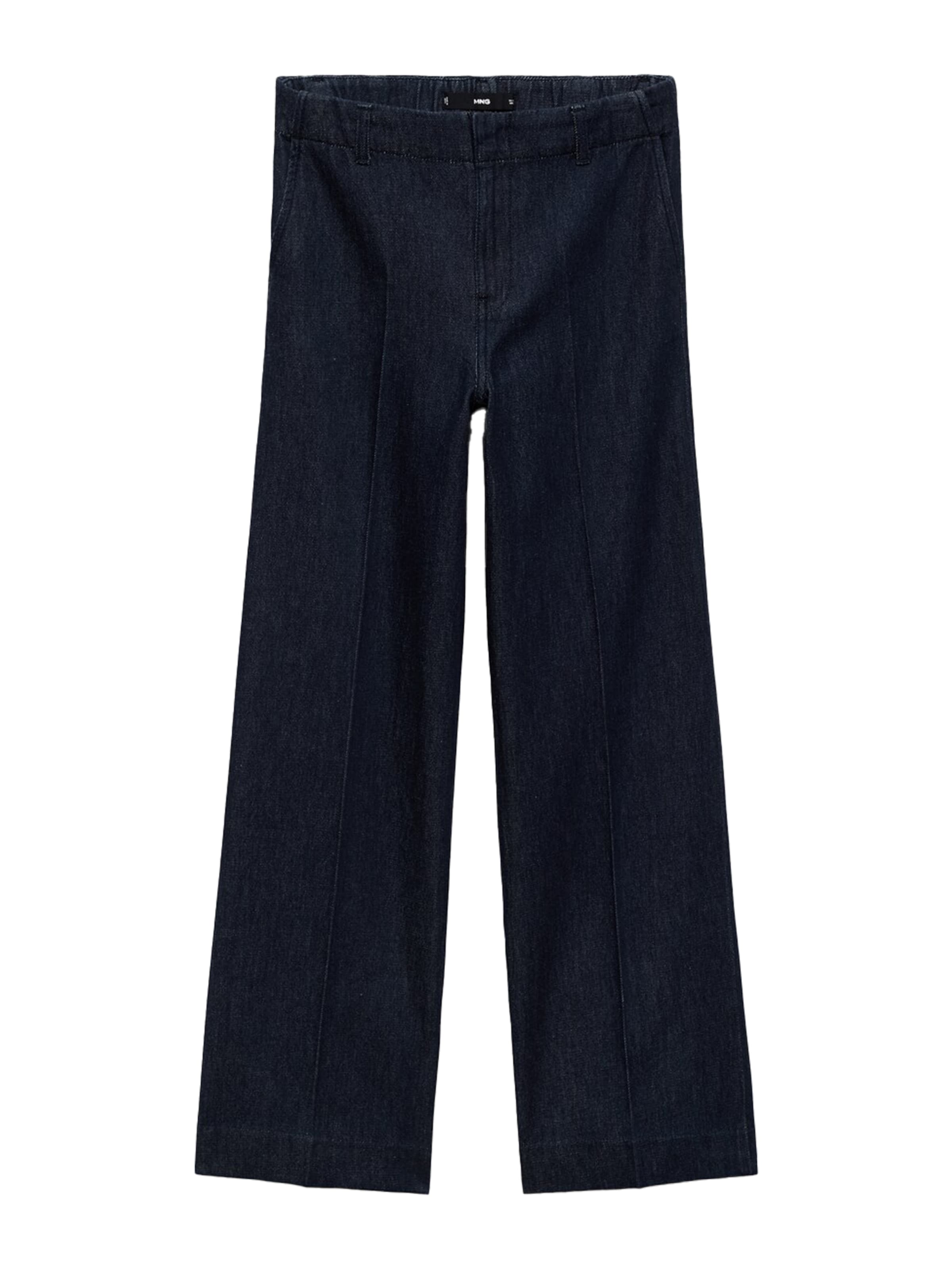 MANGO Široke hlačnice Kavbojke 'Alba' | modra barva: sprednja stran