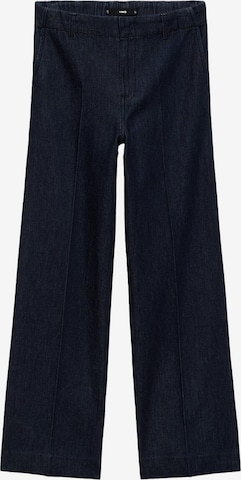 MANGOWide Leg/ Široke nogavice Traperice 'Alba' - plava boja: prednji dio