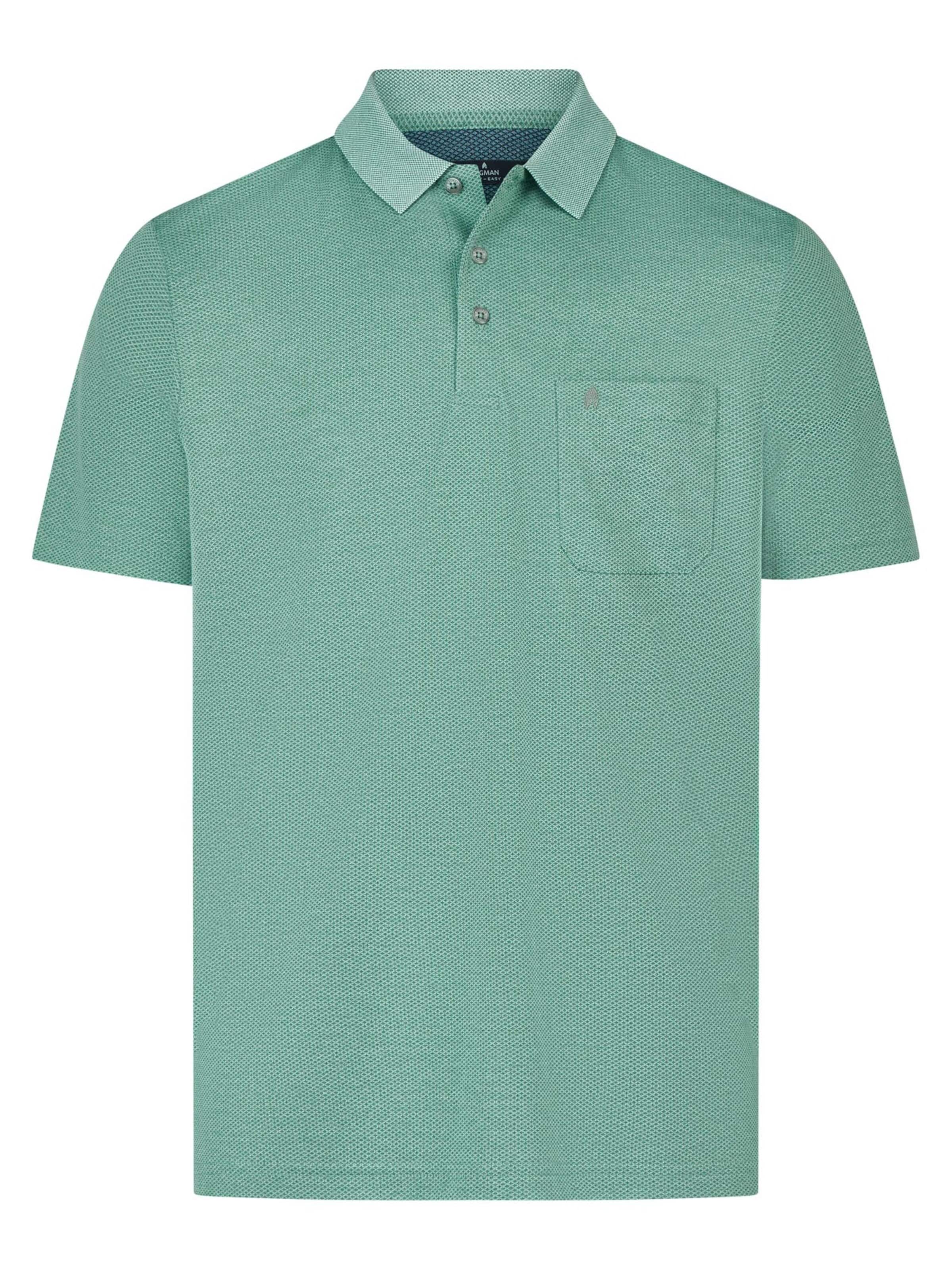 Ragman Shirt 'Basic' in Grün: Vorderseite