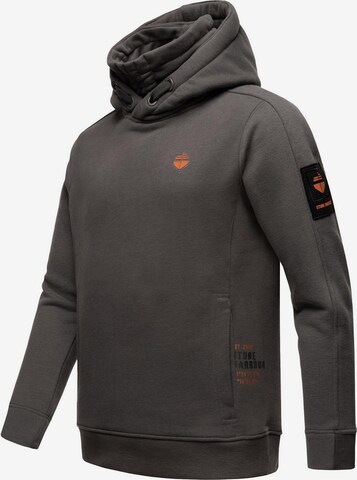 STONE HARBOUR Sweatshirt 'Emilio Eduardo' in Grau
