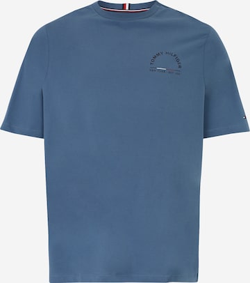 Tommy Hilfiger Big & Tall T-Shirt 'Shadow' in Blau: predná strana