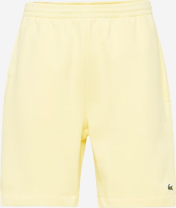 Pantaloni di LACOSTE in giallo: frontale