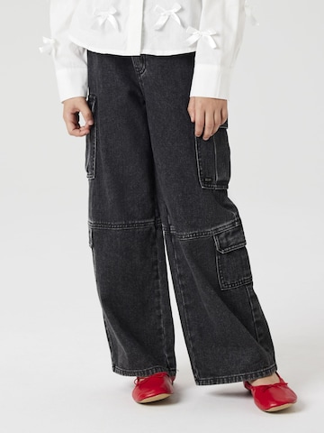 NAME IT Wide leg Jeans in Black: front