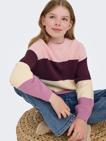 purpurinė ONLY GIRLS Megztinis 'KOGSandy'