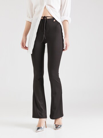 Tally Weijl Flared Leggings in Zwart: voorkant