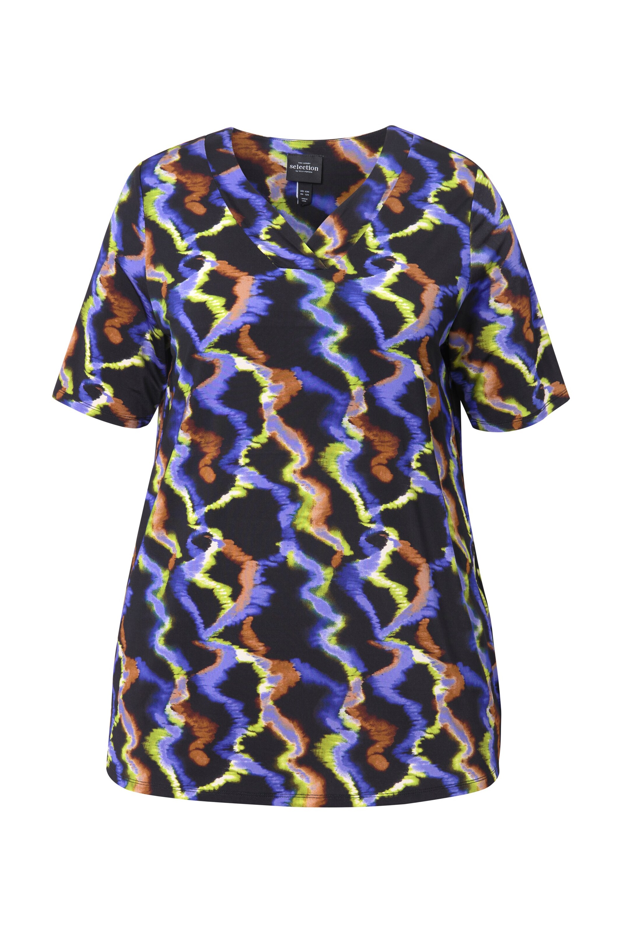 Ulla Popken Shirt in Black: front