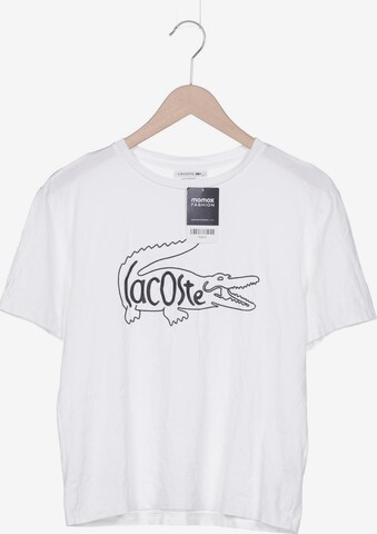 LACOSTE Top & Shirt in XS in White: front