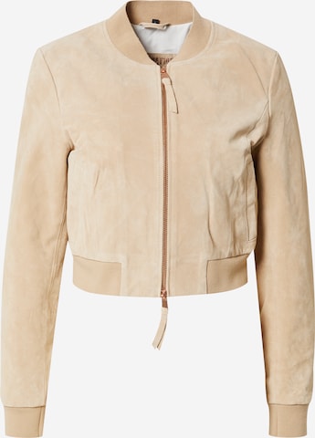 FREAKY NATION Between-Season Jacket 'Alva' in Beige: front