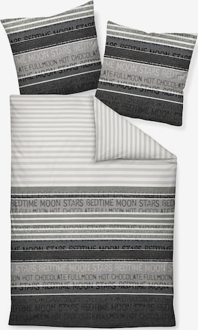 Housse de couette JANINE en gris : devant