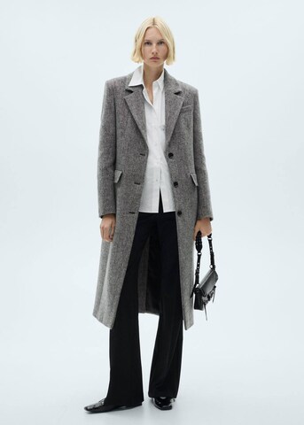 Manteau mi-saison 'Paris' MANGO en gris : devant