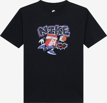 Nike Sportswear - Camiseta en negro: frente
