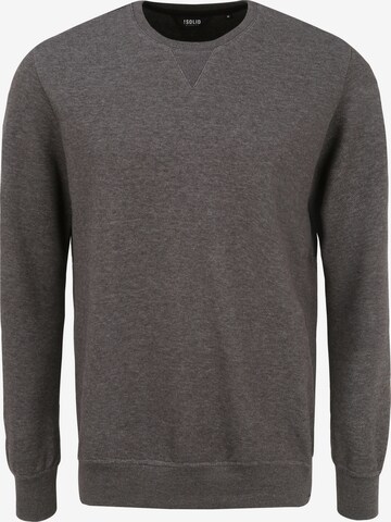 !Solid Pullover 'Temet' in Grau: predná strana