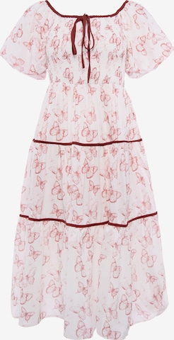 faina - Vestido em bege: frente
