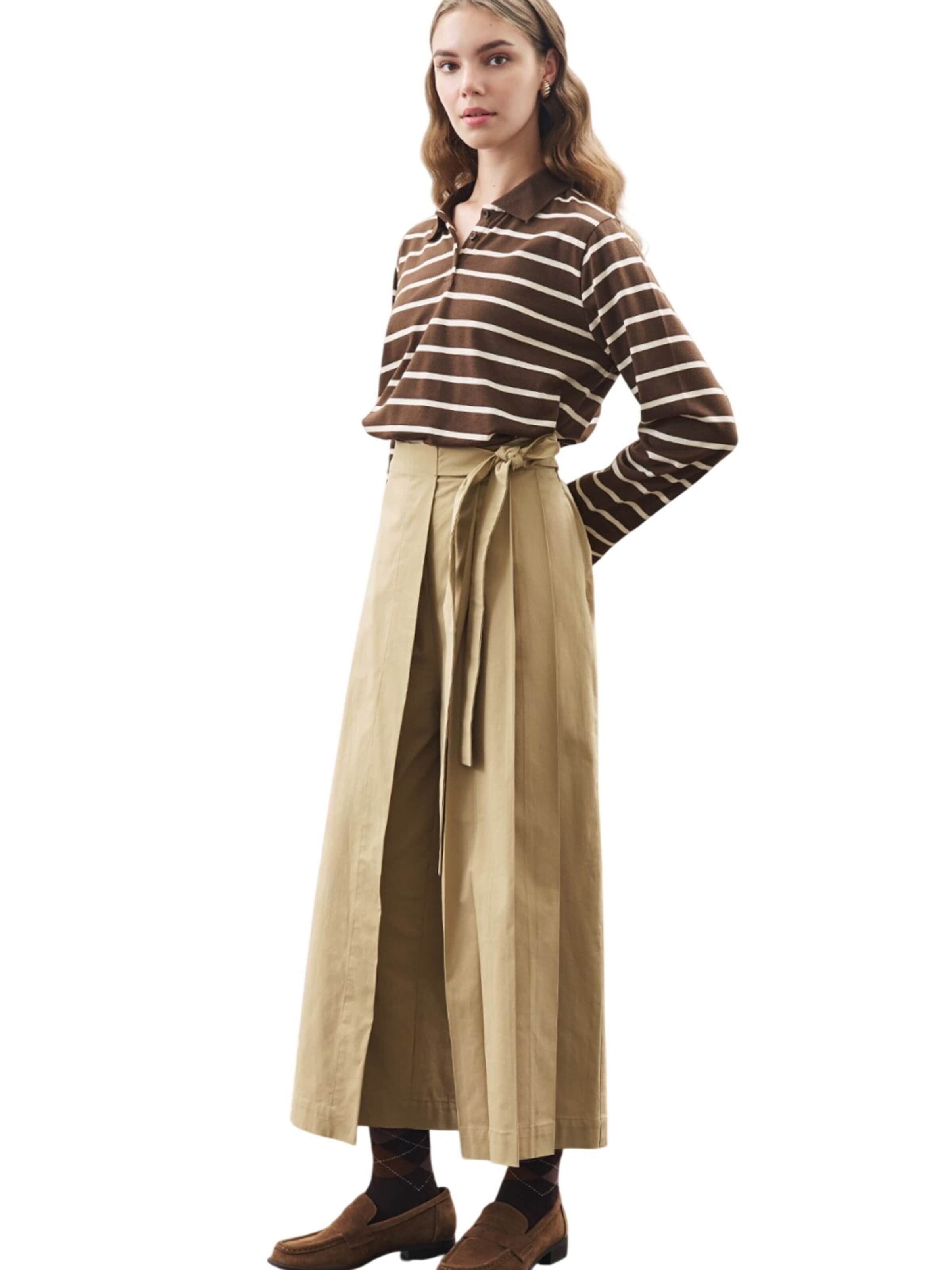 MANUKA Regular Trousers in Beige